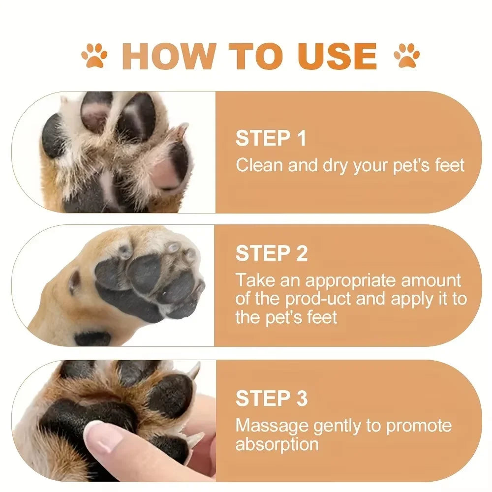 40g Dog Nose and Paw Balm Pet Paw Protector Cream for Cats Dogs Cracked Paws Repair Foot Moisturizer Pet Supplies