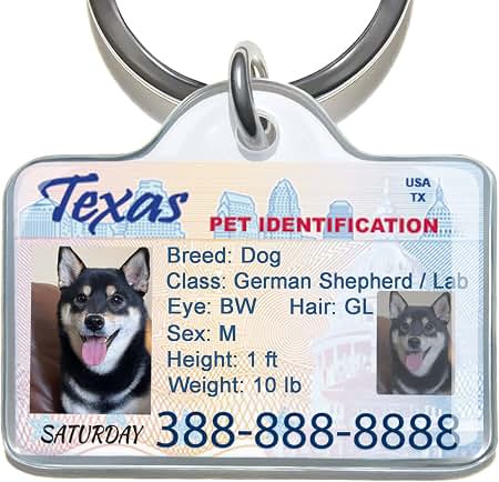 Dog name tags