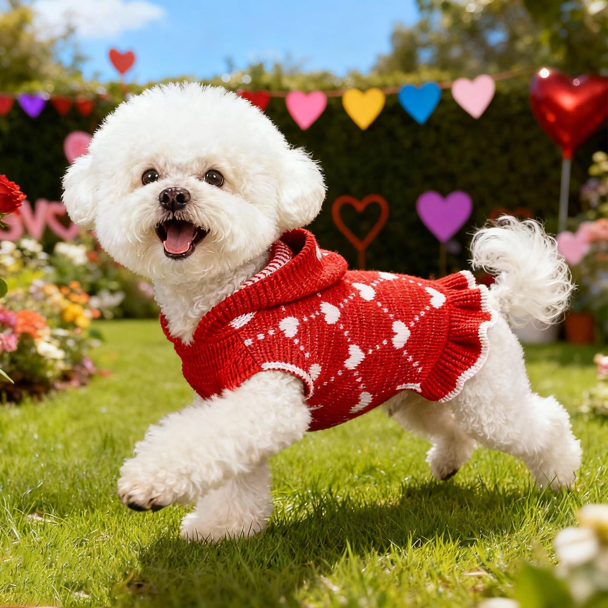 Sweater for dogs at Christmas time and through the winter.