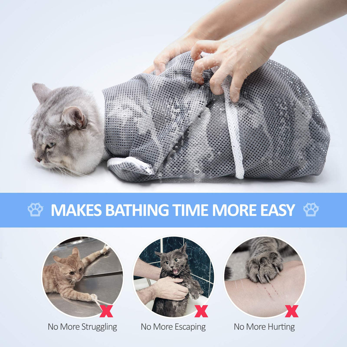 cat bath towel