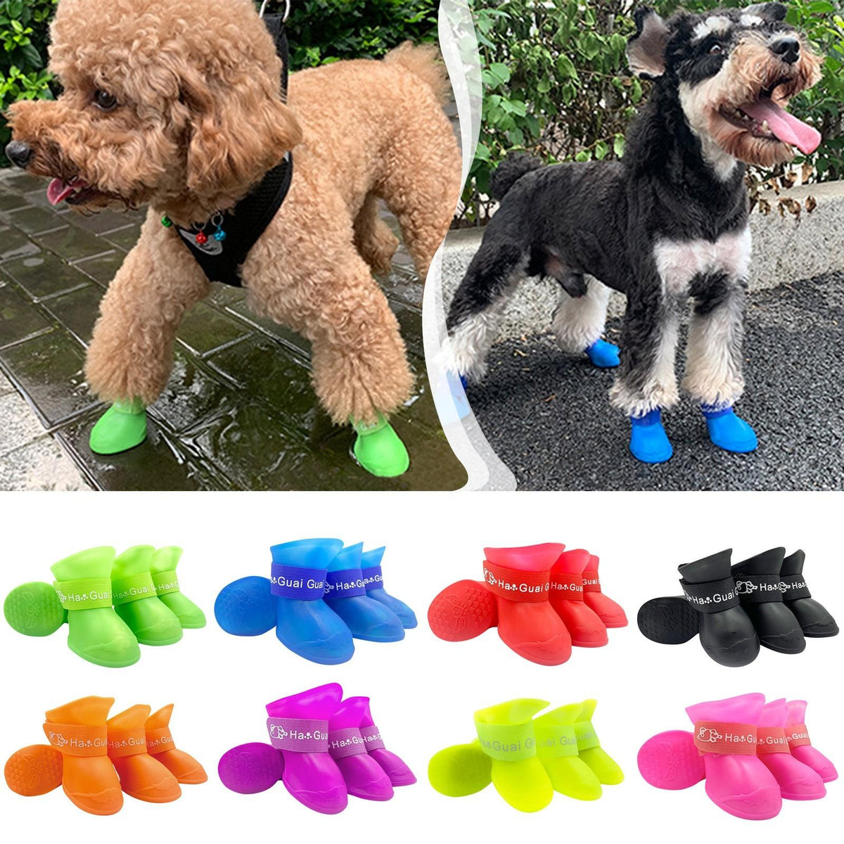 Dog rain boots