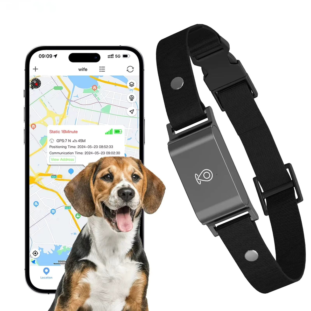 Dog collars GPS locator