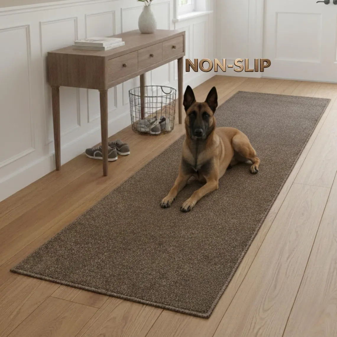 Non slip dog runner for hallway