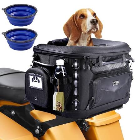 Dog travel bag motorcycle carrier
