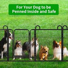 Dog outdoor fence