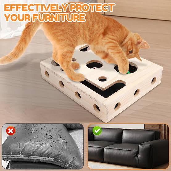 Cat nail file toy