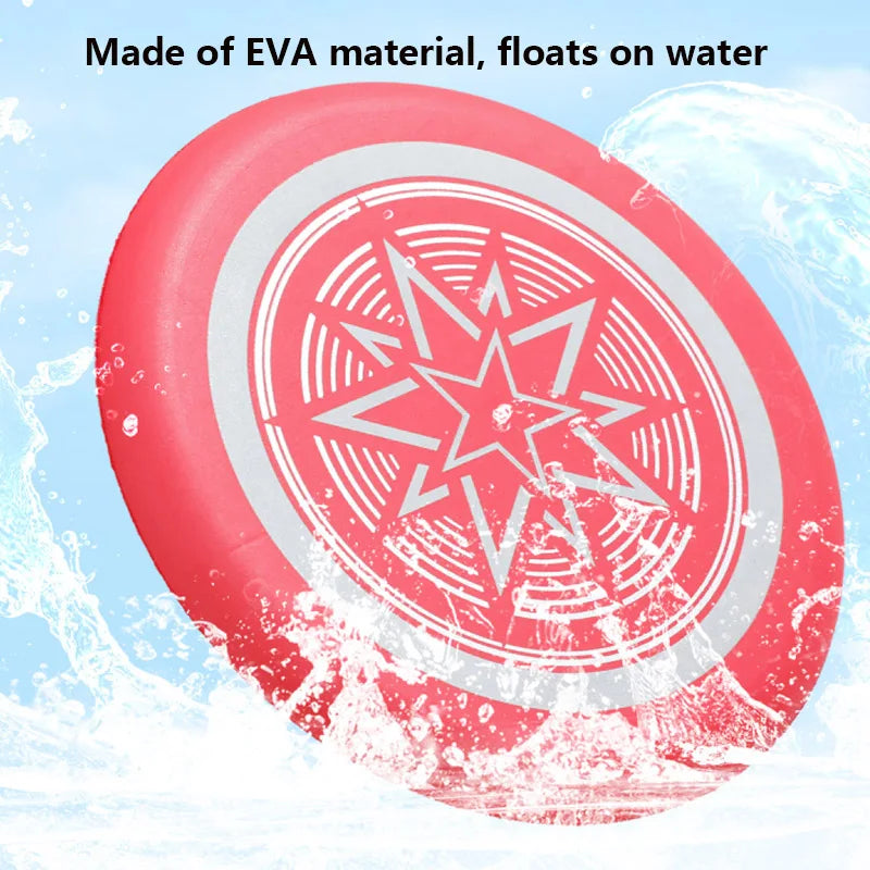 Glow In Dark Dog Frisbee Soft EVA Floating Pet Flying Disc Foldable Puppy Fetch Toy Outdoor Training Night Water Play Dog Toy