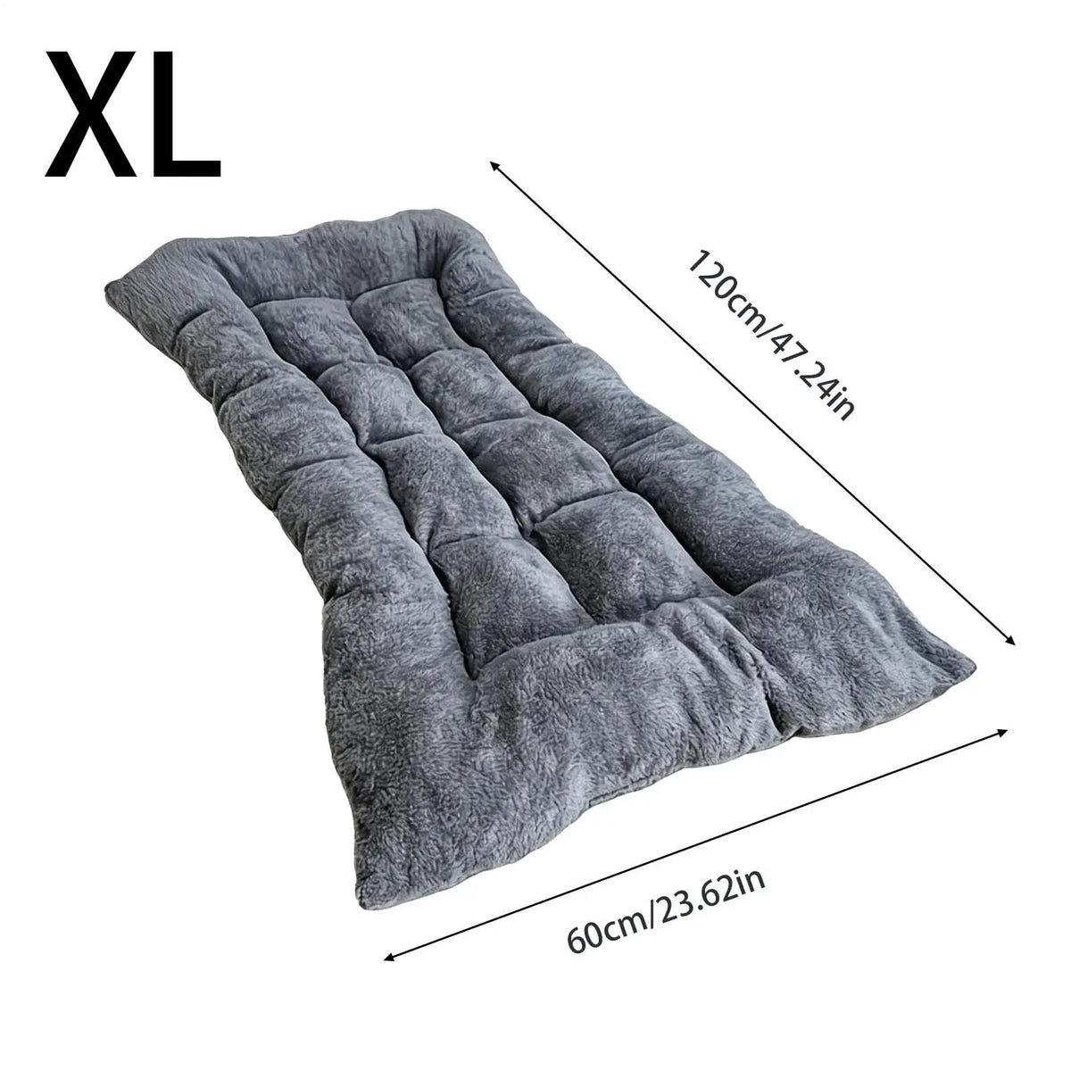 Plush Dog Bed Thickened Soft Rectangular Sofa Cushion Warm Joint Relief Pet Mat For Small Medium Large Dogs